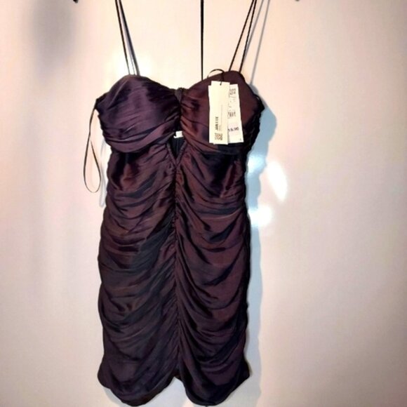 ZARA draped mini dress - Picture 6 of 8